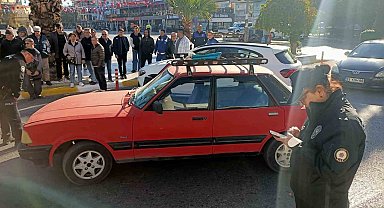 Kaza yapıp şoka giren yaşlı adam hastaneye kaldırıldı