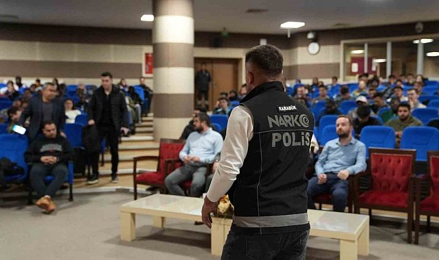KBÜ'de madde bağımlılığına karşı Narkorehber Gençlik Eğitimi verildi