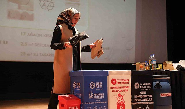 Keçiören Belediyesi'nden öğretmenlere çevre ve sıfır atık eğitimi