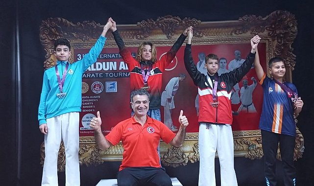 Kemer Belediyesi Karate Takımı'ndan 9 madalya