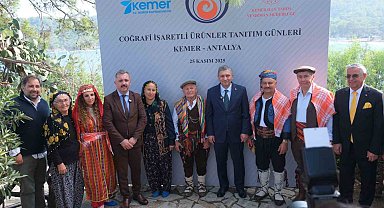 Kemer'de coğrafi işaret başvurusu yapılan ürünler tanıtıldı