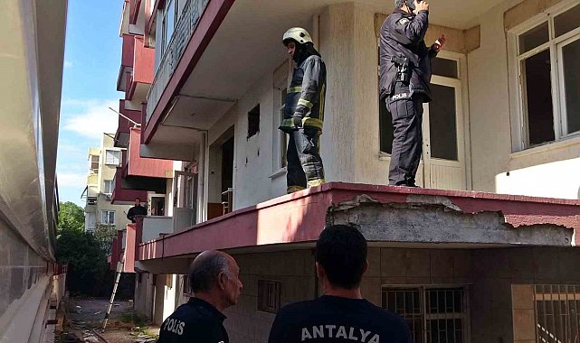 Kentsel dönüşüm için boşaltılan binadaki yangında erkek cesedi çıktı