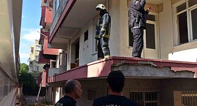Kentsel dönüşüm için boşaltılan binadaki yangında erkek cesedi çıktı