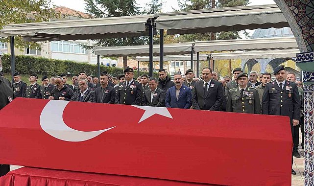 Kıbrıs Gazisi memleketinde son yolculuğuna uğurlandı