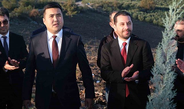 Kırgızistan-Türkiye dostluk ilişkileri fidanlarla kök saldı