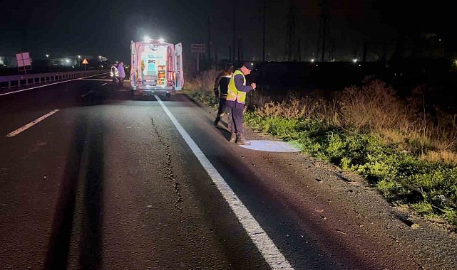 Kırklareli'de aracın çarpması ile metrelerce uzağa savrulan şahıs hayatını kaybetti