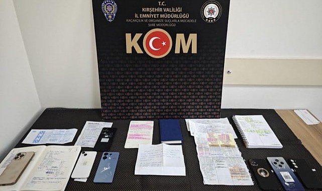 Kırşehir'de tefecilik operasyonu: 7 şüpheli yakalandı