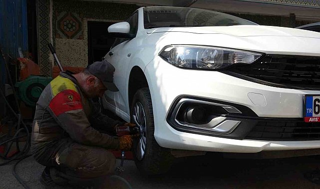 Kış lastiği zorunluluğu öncesi lastikçilerde yoğunluk