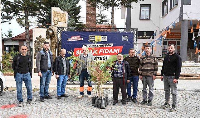 Konya Büyükşehir'den üreticiye sumak fidanı desteği