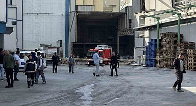 Konya'da fabrikada gaz sıkışması sonucu parlama