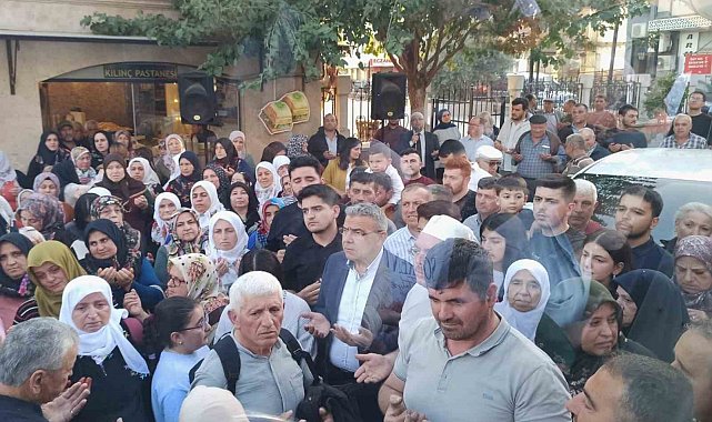 Köşk'te umre yolcuları dualarla uğurlandı