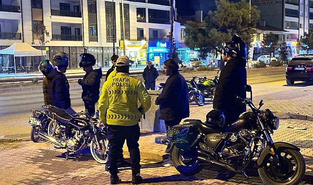 Kulu'da motosiklet denetimleri sıklaştırıldı