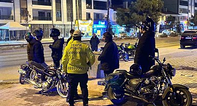 Kulu'da motosiklet denetimleri sıklaştırıldı