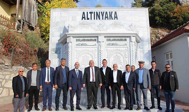 Kumluca'da hayırseverin yaptırdığı çeşme hizmete açıldı