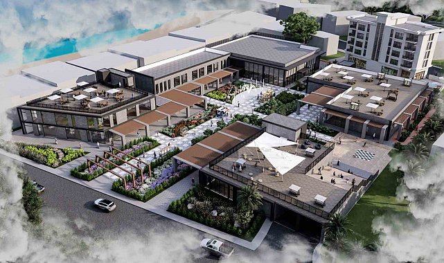 Kuşadası Yaşam, Kültür ve Spor Merkezi'nin yapımı sürüyor