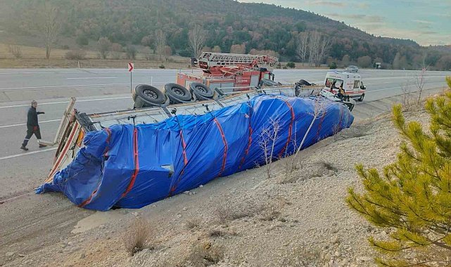 Kütahya'da trafik kazası: 1 yaralı