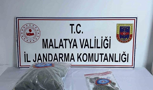 Malatya'da 3 kilo 348 gram kubar esrar ele geçirildi