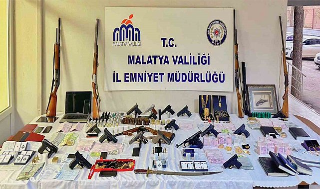 Malatya'da tefecilik ve kumar operasyonu: 31 gözaltı