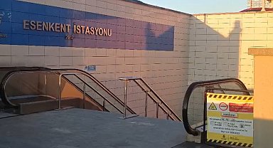 Maltepe Esenkent metrosunda bir yolcu intihara teşebbüs etti