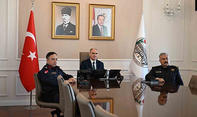 Manisa'da ekim ayı asayiş ve güvenlik konuları değerlendirildi