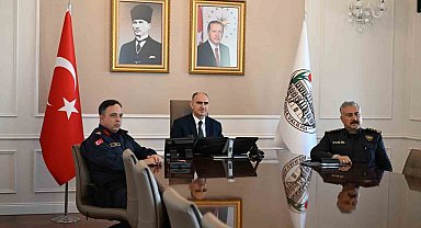 Manisa'da ekim ayı asayiş ve güvenlik konuları değerlendirildi