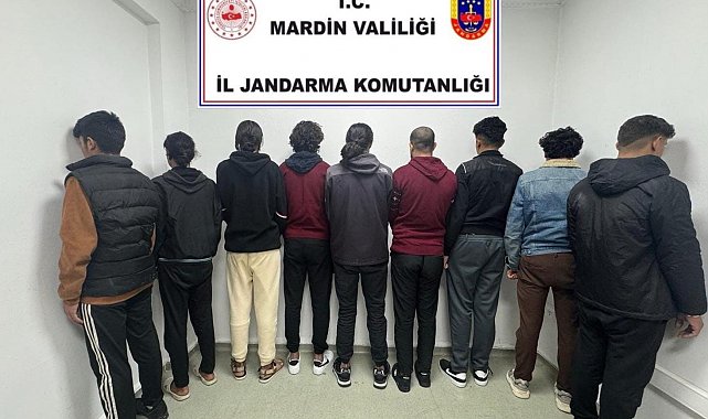 Mardin'de 9 düzensiz göçmen yakalandı
