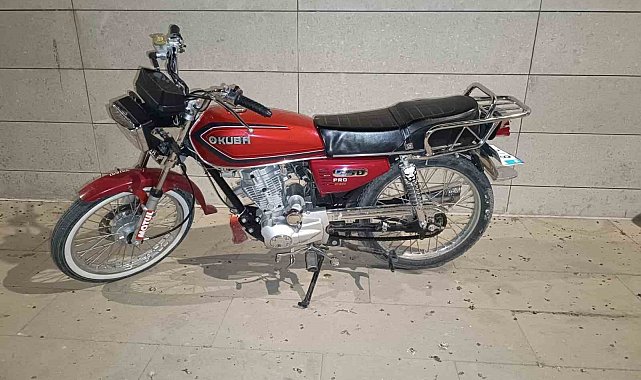Mardin'de çalınan motosiklet İdil'de bulundu