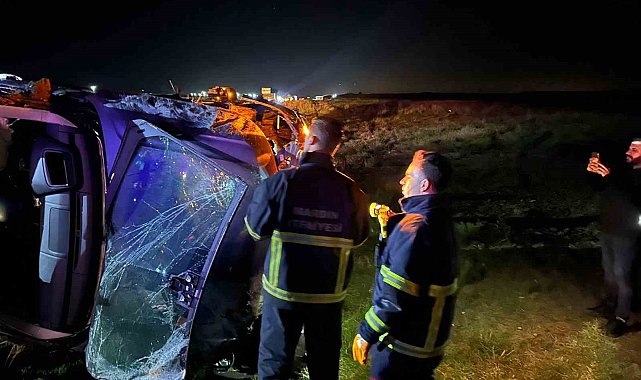 Mardin'de cip şarampole devrildi: 4 yaralı