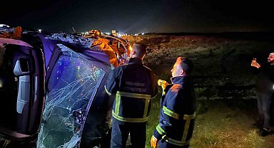 Mardin'de cip şarampole devrildi: 4 yaralı