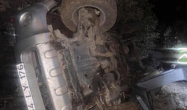 Mardin'de devrilen pikapta 2'si çocuk 6 kişi yaralandı