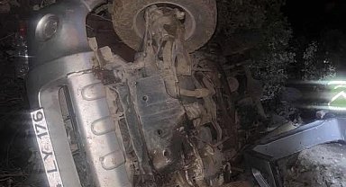 Mardin'de devrilen pikapta 2'si çocuk 6 kişi yaralandı