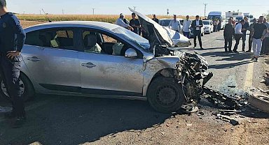 Mardin'de iki otomobil çarpıştı: 6 yaralı