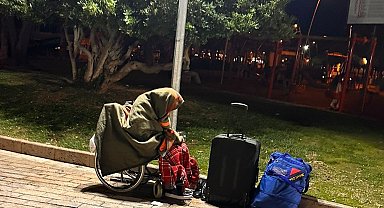 Marmaris'te 70 yaşındaki Kıbrıs gazisi saatler süren ikna çabalarının ardından aparta yerleştirildi