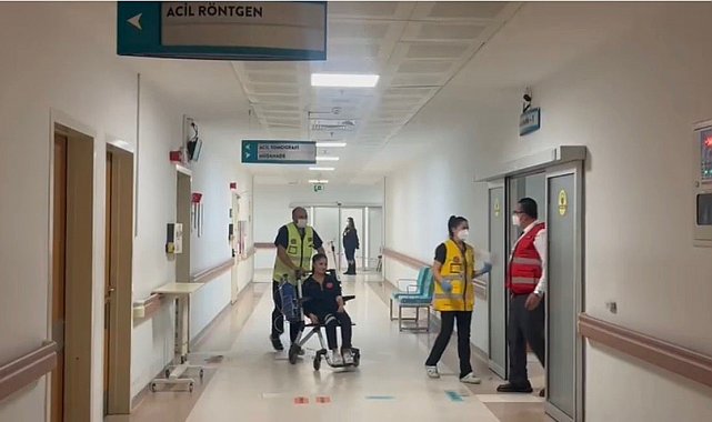 Mehmet Akif Ersoy Devlet Hastanesi'nde 'TAMP' tatbikatı