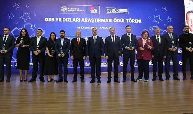 Mekap, OSB Yıldızları ödülüne layık görüldü