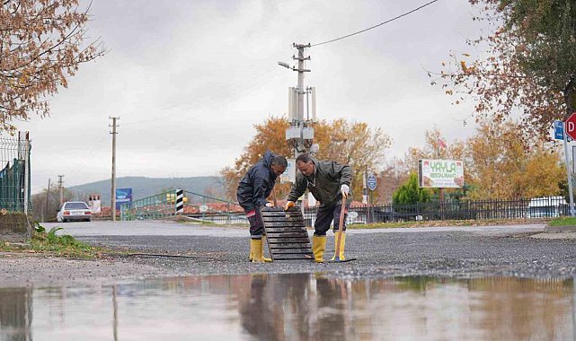 Menteşe Belediyesi kuvvetli yağış uyarısı öncesi hazırlıklarını yaptı