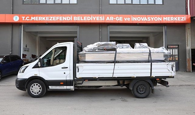 Merkezefendi'nin 33'ncü mama makinesi Çerkezköy'e teslim edildi
