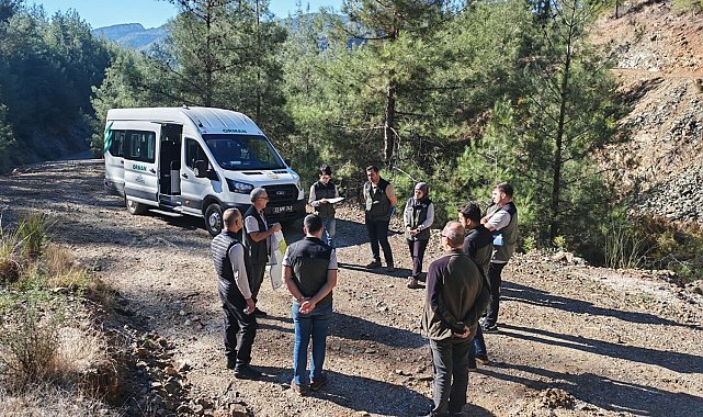 Mersin Orman Bölge Müdürlüğü'nde saha eğitimleri devam ediyor