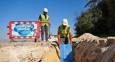 MESKİ, Camili Mahallesi'nde içme suyu terfi hattını yeniledi