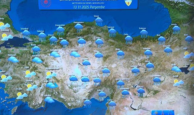 Meteoroloji Genel Müdürlüğü: "Ülke genelinde yağış bekleniyor"