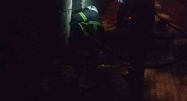 Metruk evde çıkan yangın korkuttu