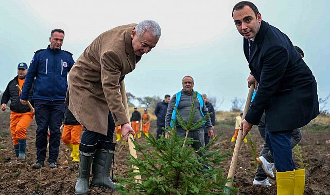 Milli Ağaçlandırma Günü'nde Kırklareli'nde fidanlar toprakla buluştu