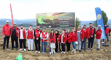 Milli Ağaçlandırma Günü'nde Uşak'ta fidanlar toprakla buluştu
