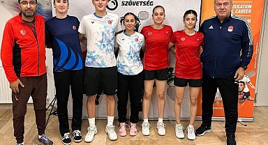 Milli badmintoncular Avrupa'da yarı finalde