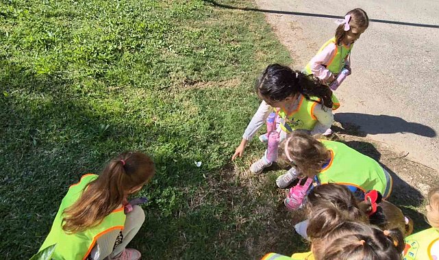 Minik doğa kaşifleri Kepez'de işbaşında