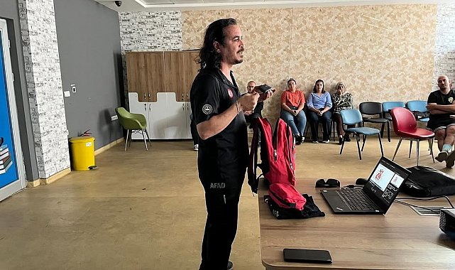 Muğla'da afet bilinci ve farkındalık eğitimi