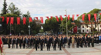 Muğla'da Atatürk, törenlerle anıldı