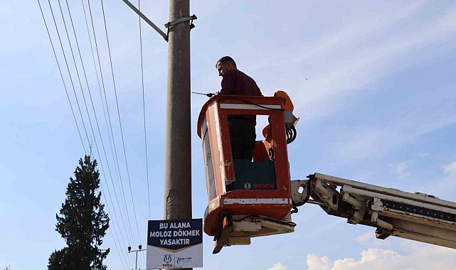 Nazilli Belediyesi'nden kaçak moloz dökümüne karşı kararlı adım
