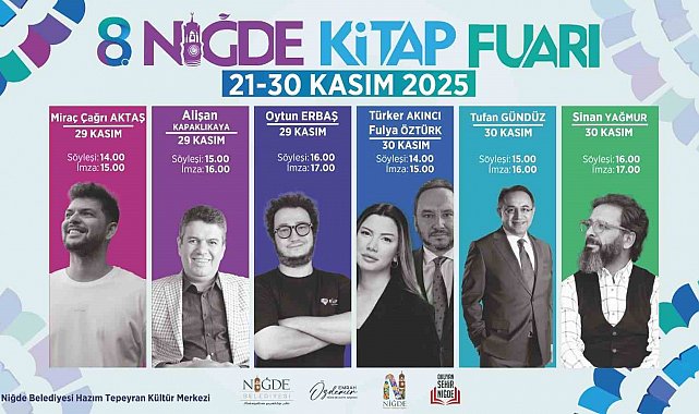 Niğde'de kültür şöleni başlıyor: 8. Kitap Fuarı kapılarını açıyor