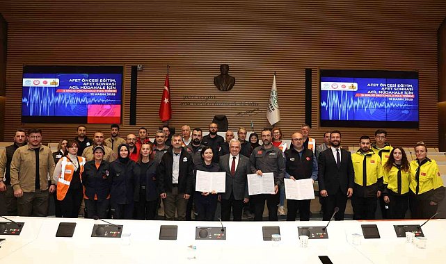 Nilüfer'de afetlere karşı güç birliği